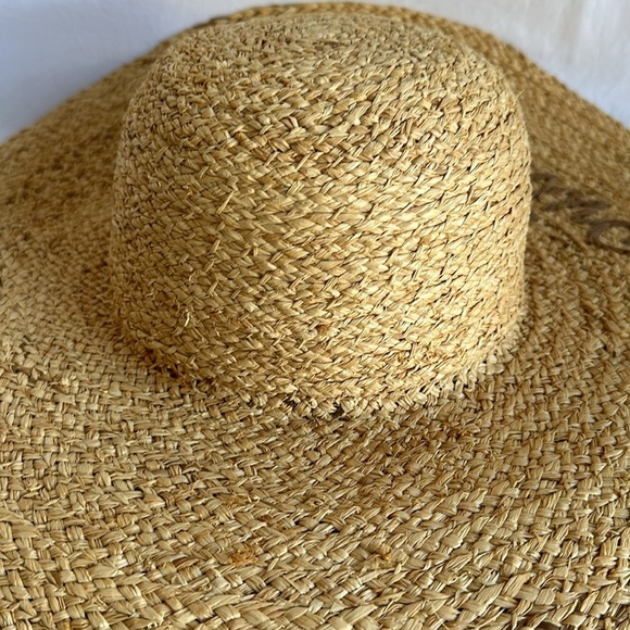 Hat Attack Privacy Please floppy straw sun hat main image 5